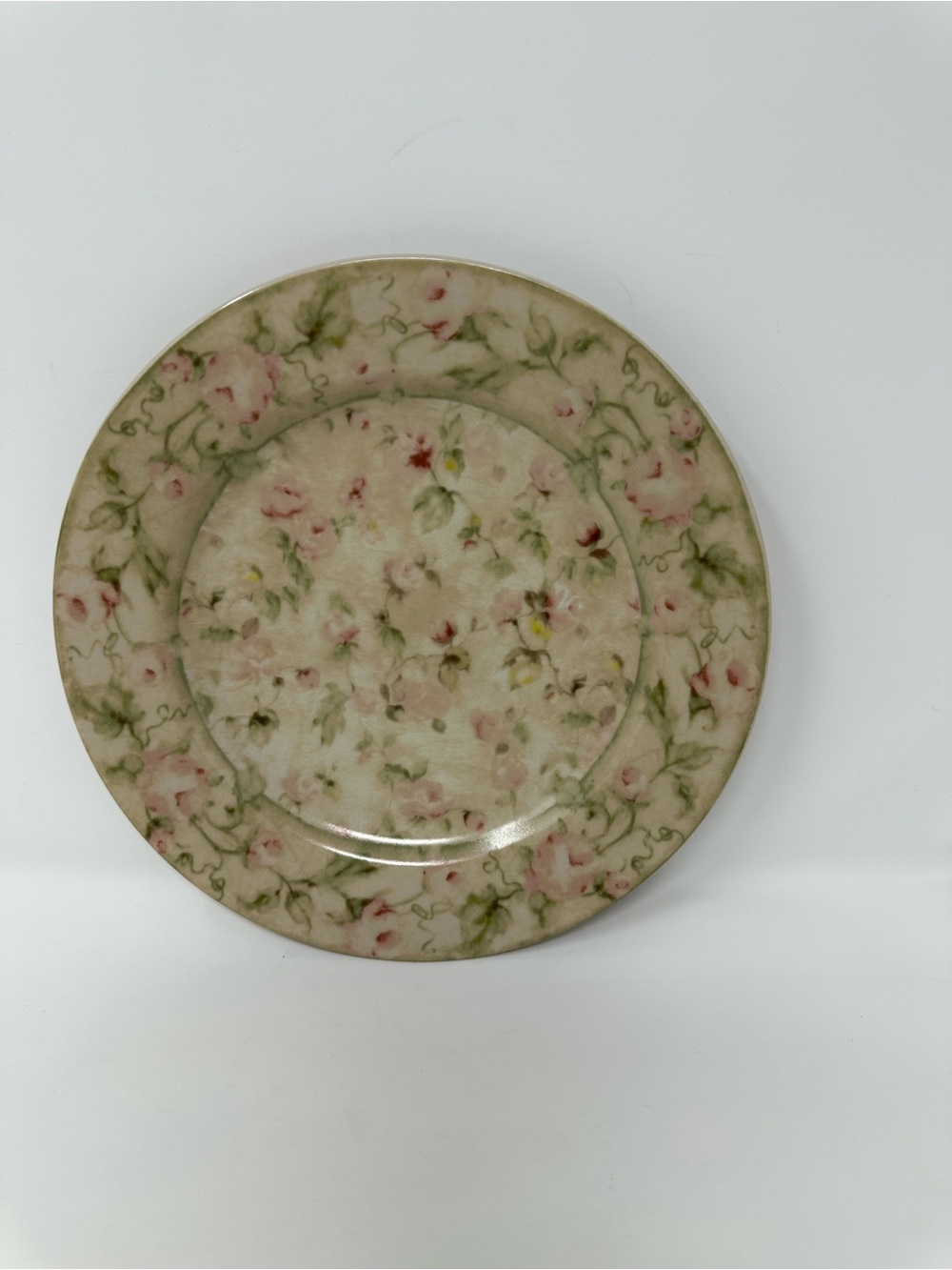 222 FIFTH "SAVANNAH" CHERI BLUM SALAD PLATES SET OF 4